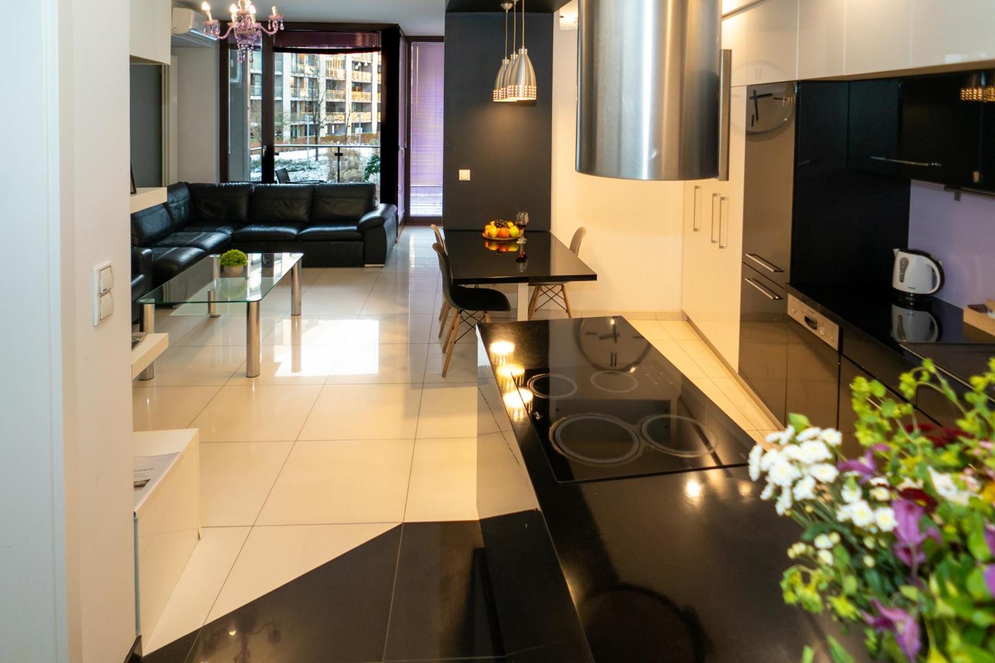 Triton Apartments Varsovie Chambre photo